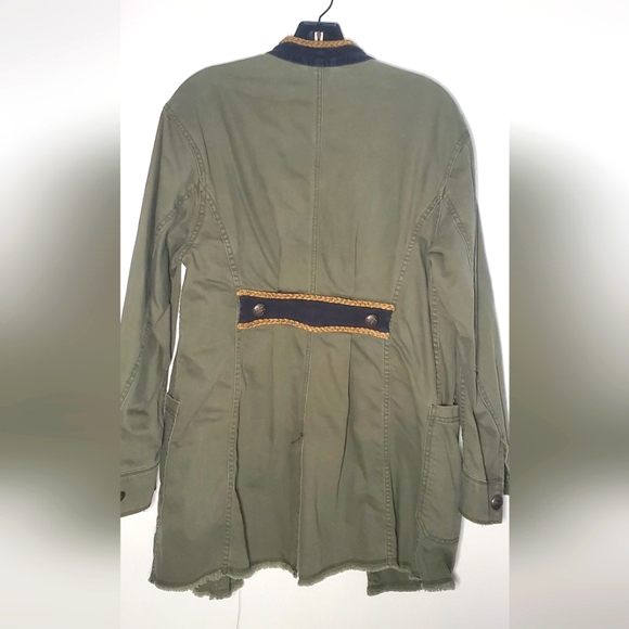 FREE PEOPLE-size S - passenger jacket military band canvas jacket - Picture 4 of 16